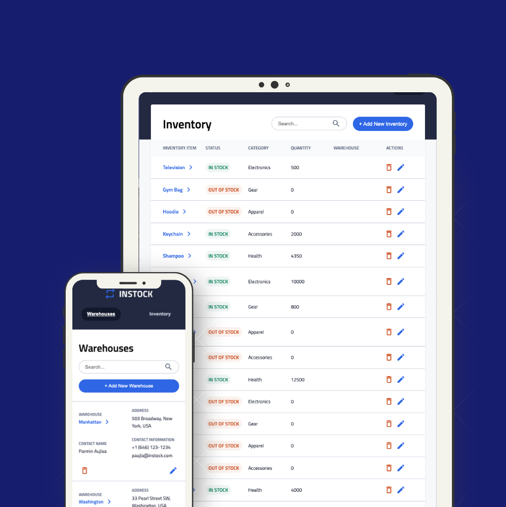 A mobile and tablet simulation